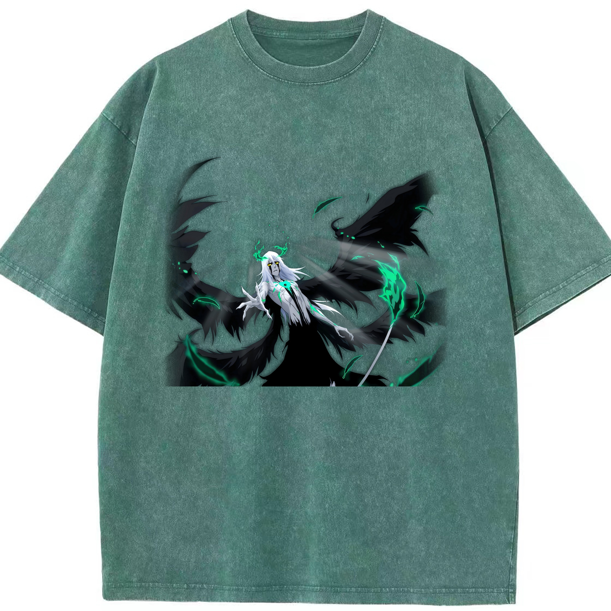 （画像用） ブリーチ ウルキオラ·シファー BLEACH Ulquiorra cifer 綿100% ヴィンテージ風 半袖Tシャツ（フロントプリント）